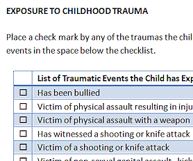 Exposure to Childhood Traumas