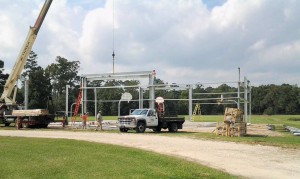 Pavilion construction begins at Methodist Children's Home of Southwest Louisiana