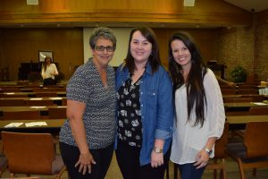 Staff from our children's Home in Southwest LA: Anna Trahan, Lauren Royer, and Ms. Paiton. 